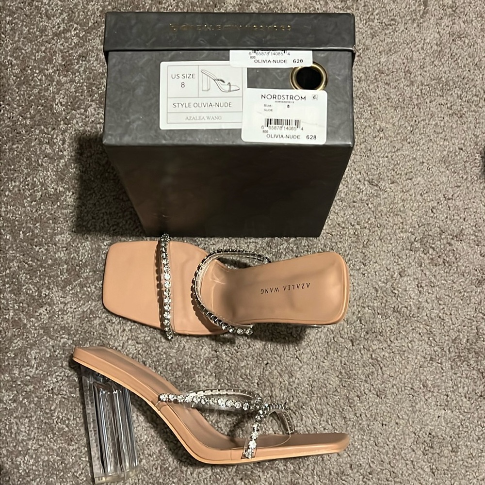 Azalea Wang Olivia Nude heel Women’s 8